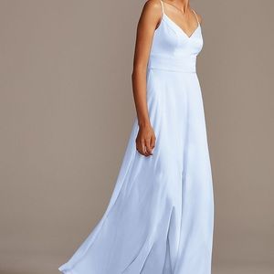 David’s Bridal Ice Blue Dress Size 2